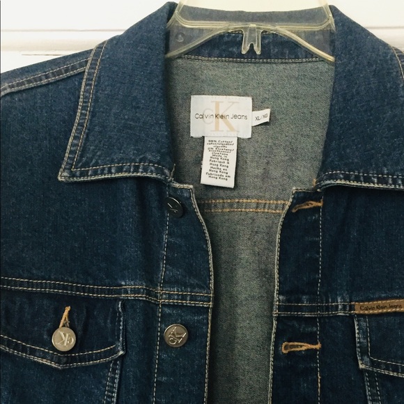 NWOT Calvin Klein Jeans Denim Jacket - Picture 2 of 4